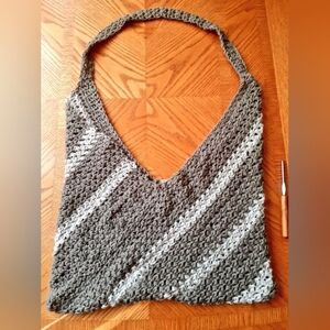 Handmade Crocheted Market/Tote Bag